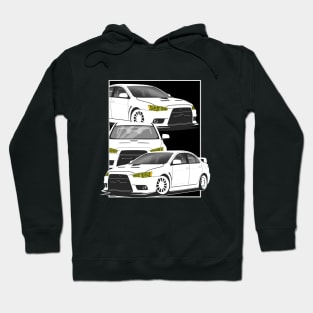 Mitsubishi Lancer Evolution X Fragment Hoodie